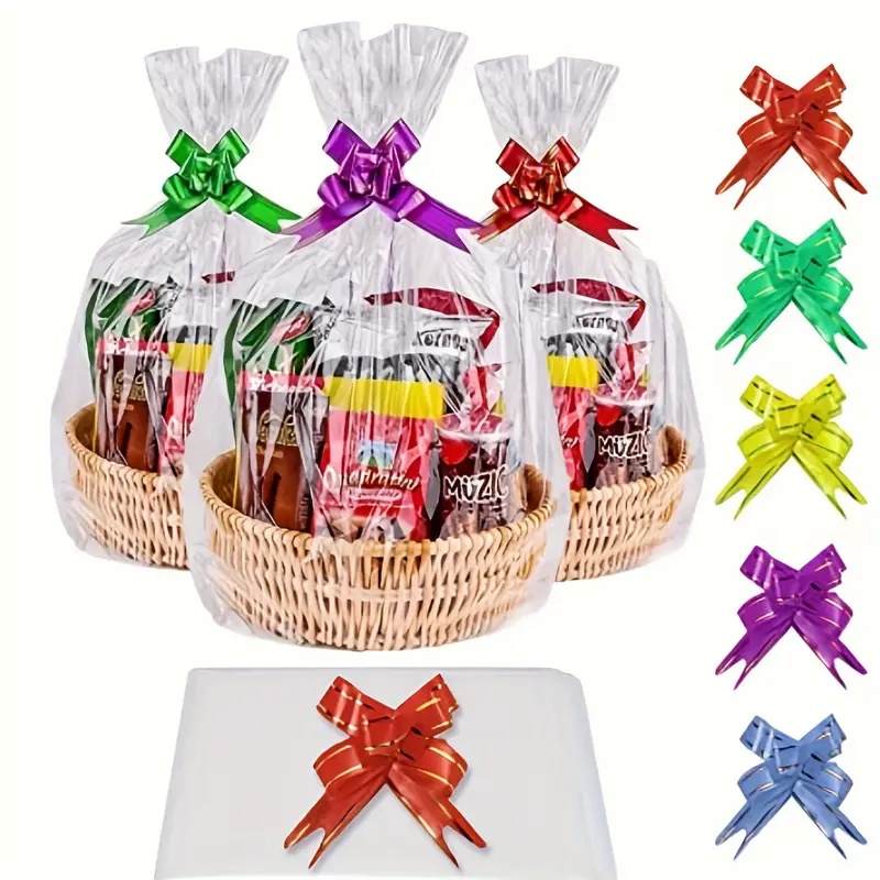 Cellophane Wrap Clear - حقيبة سيلوفان شفافة كبيرة مكونة من