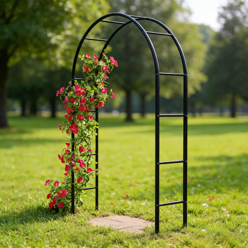 Florist Supp - قوس حديقة مقوى مخصص للاستخدام الخارجي،