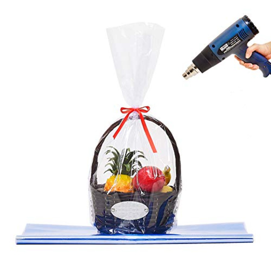 Cellophane Wrap Clear - أكياس سيلوفان شفافة لسلال الهدايا وسلال