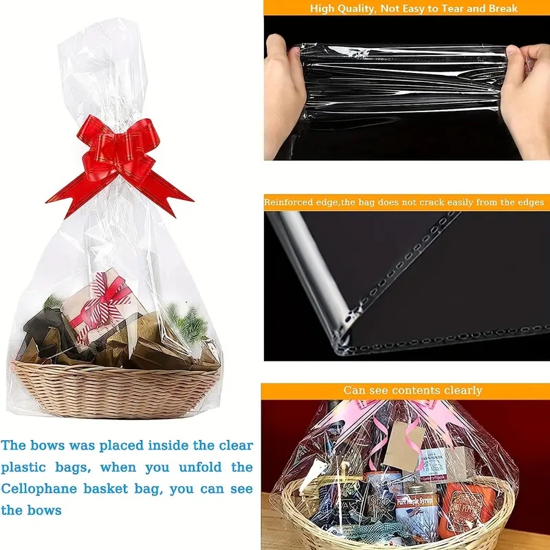 حقيبة سيلوفان شفافة كبيرة مكون - مراجعة Cellophane Wrap Clear وسعره