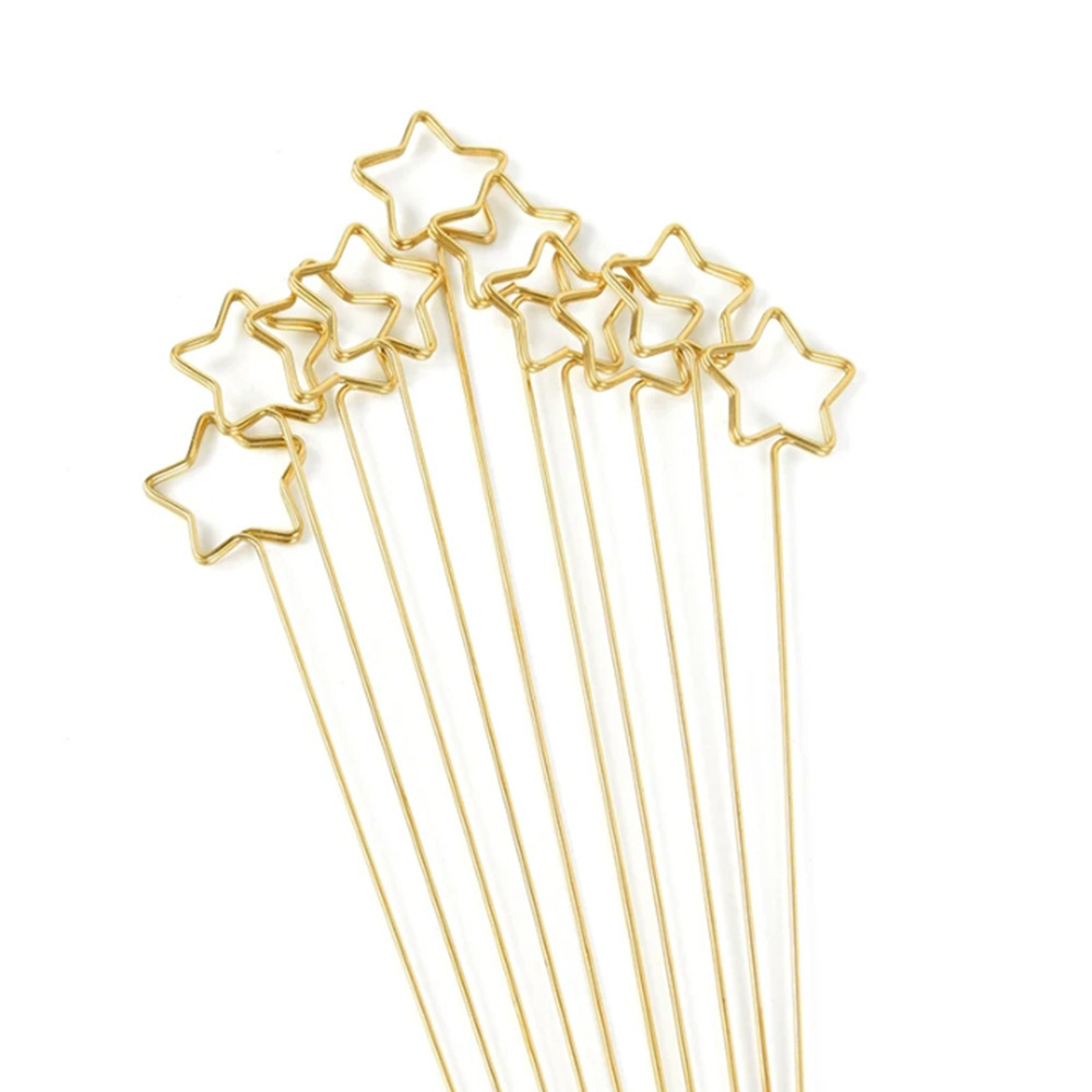 حامل بطاقات زهور معدني ذهبي لت - مراجعة Floral Picks Wood وسعره