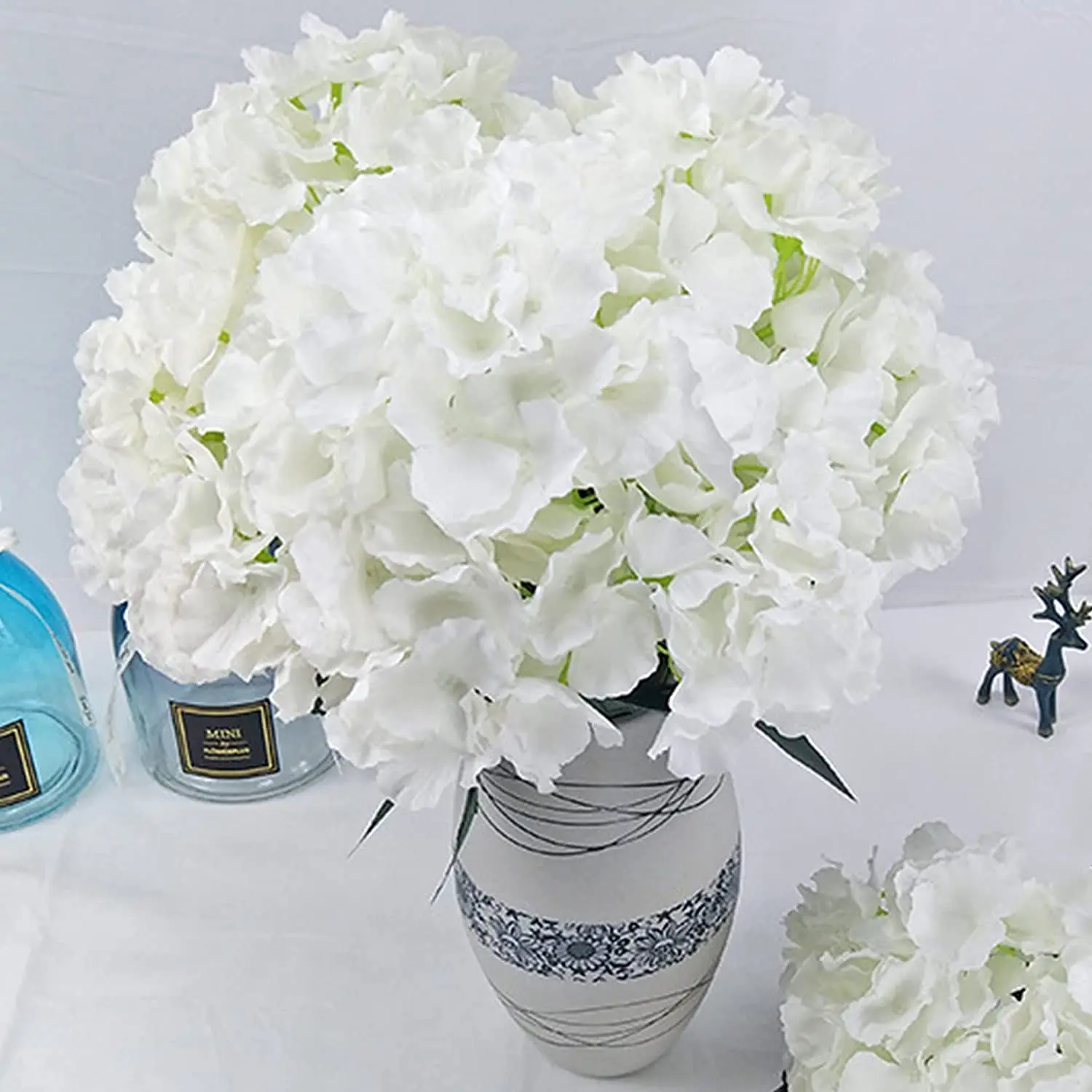 رؤوس زهور الهيدرانجيا الحريرية - مراجعة Florist Supp وسعره