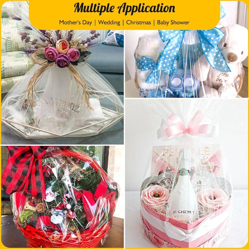 لفة تغليف شفافة من السيلوفان - - مراجعة Cellophane Wrap Clear وسعره