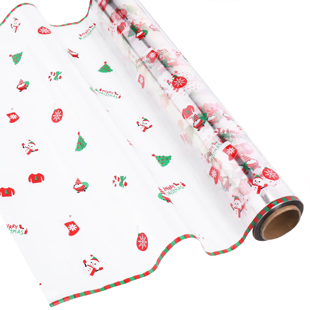 1 لفة غلاف سيلوفان لعيد الميلا - مراجعة Cellophane Wrap Clear وسعره