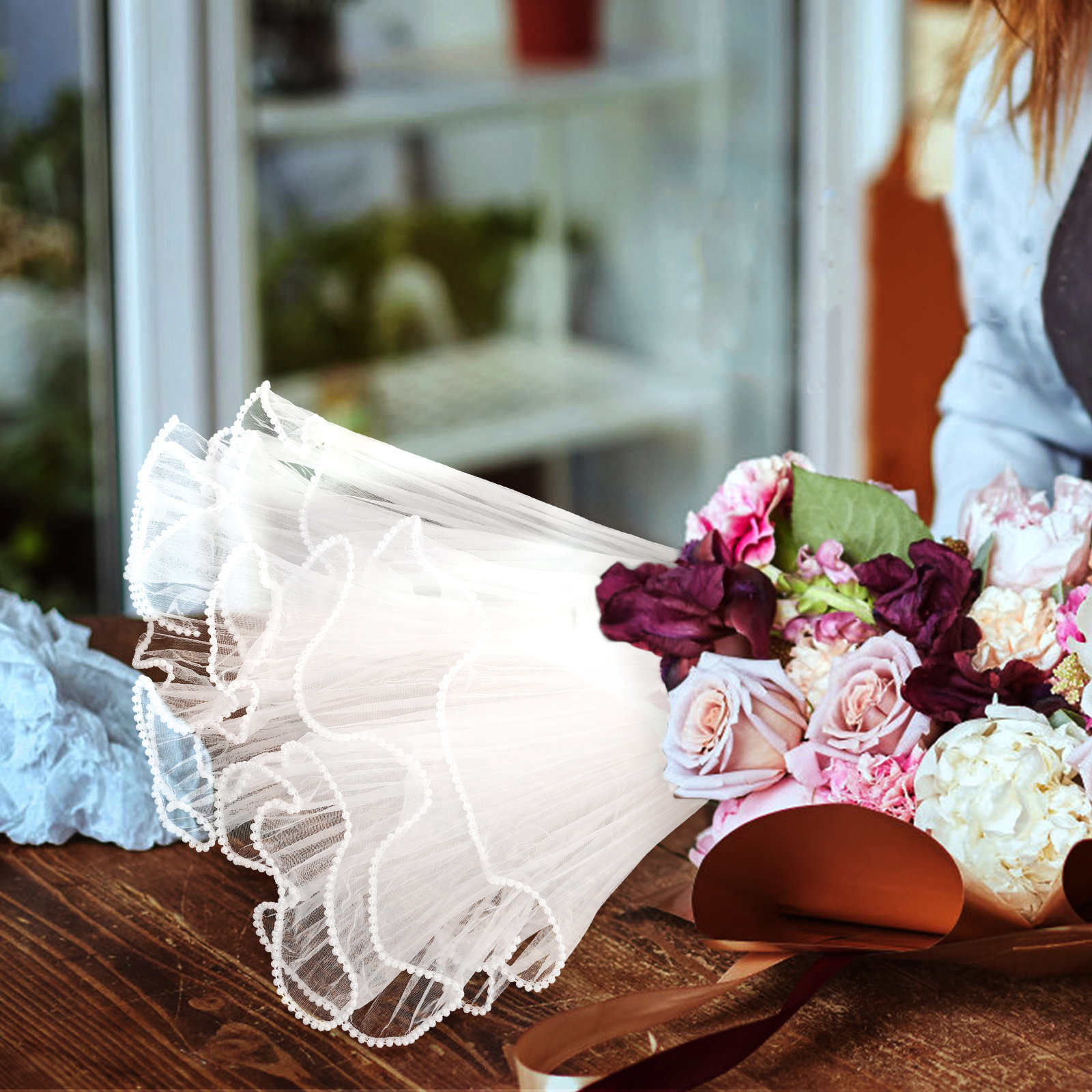 شبكة تغليف من اللؤلؤ متعددة ال - مراجعة Anda Florist Supply وسعره