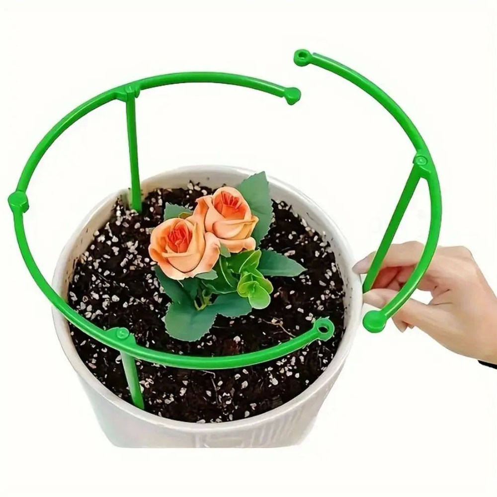 دعامة نباتات بلاستيكية نصف دائ - مراجعة Florist Supp وسعره