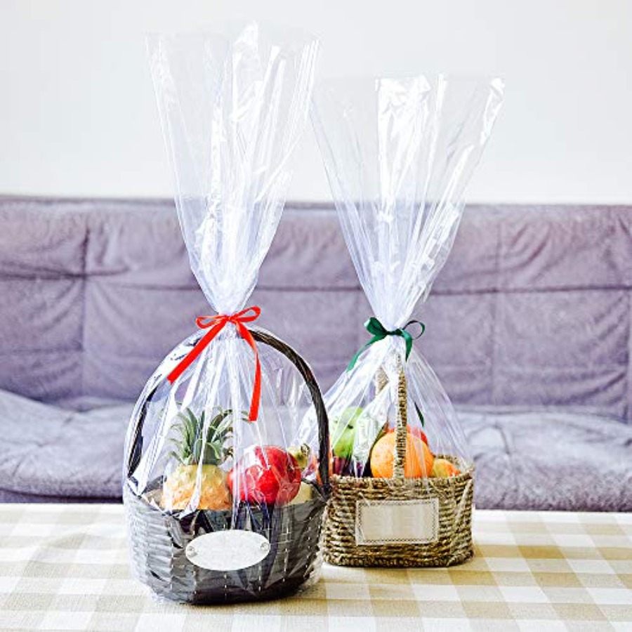أكياس سيلوفان شفافة لسلال الهد - مراجعة Cellophane Wrap Clear وسعره