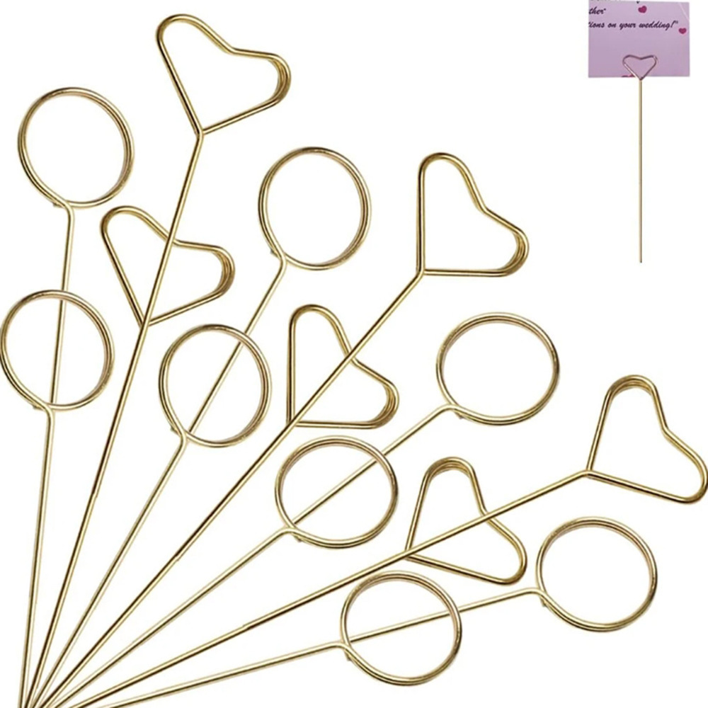 حامل بطاقات معدني ذهبي متين بت - مراجعة Floral Picks Wood وسعره
